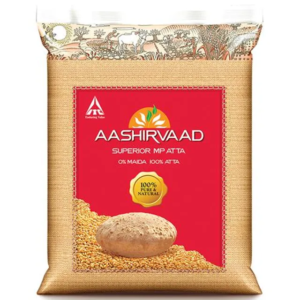 Aashirvaad Atta/Godihittu - Whole Wheat, 5 kg