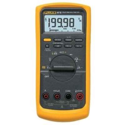Fluke 87V-NIST True RMS Industrial Multimeter with temperature, includes Traceable Certificate