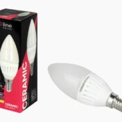 LED bulb E14 230V 1170W 992lm candle, neutral white 4000K, dimmable, LED line PRIME