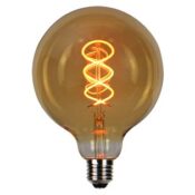 LED bulb E27 4W 1800K 210lm 220-240V FILAMENT G125 GLOBE RETRO VINTAGE GOLD DIMMABLE LED line PRIME